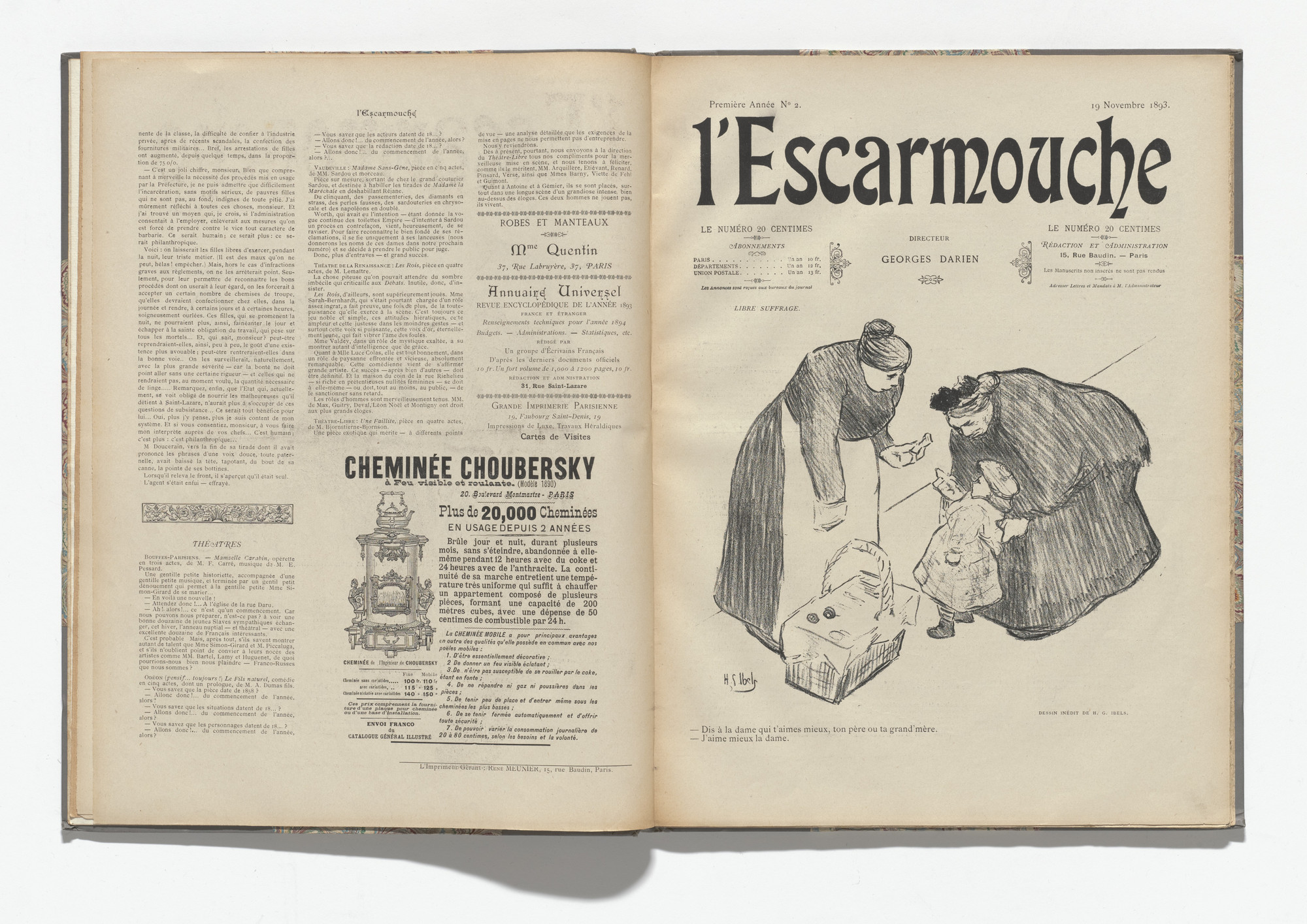 Various Artists. L&#39;Escarmouche, no. 2. November 19, 1893