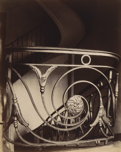 Eugène Atget. Escalier, 8 rue Saint-Augustin. 1913