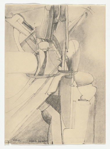 Marcel Duchamp. Untitled from The Bride Stripped Bare by Her Bachelors, Even (The Green Box) (La mariée mise à nu par ses célibataires, même [Boîte verte]). 1934