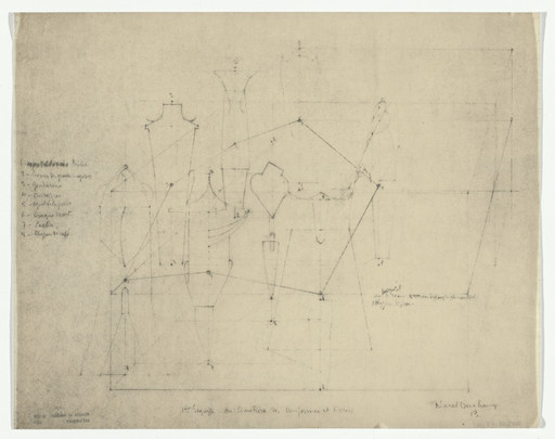Marcel Duchamp. Untitled from The Bride Stripped Bare by Her Bachelors, Even (The Green Box) (La mariée mise à nu par ses célibataires, même [Boîte verte]). 1934