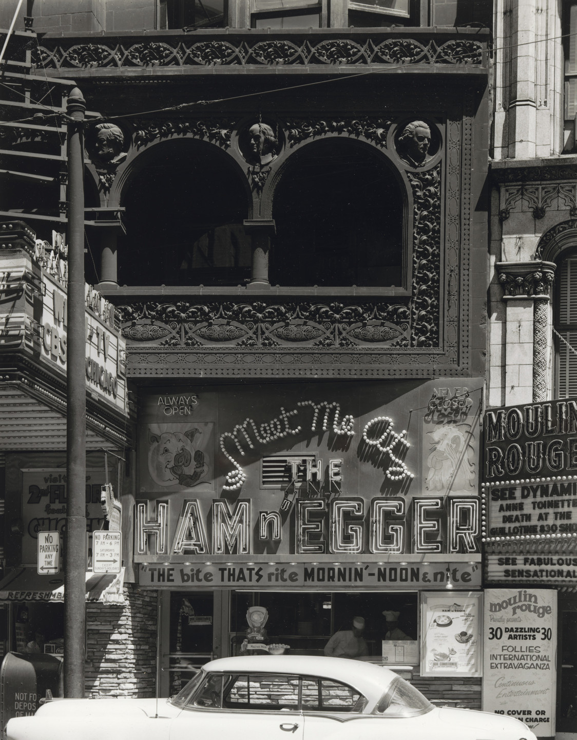 John Szarkowski. Garrick (Schiller) Theater, Chicago. 1954