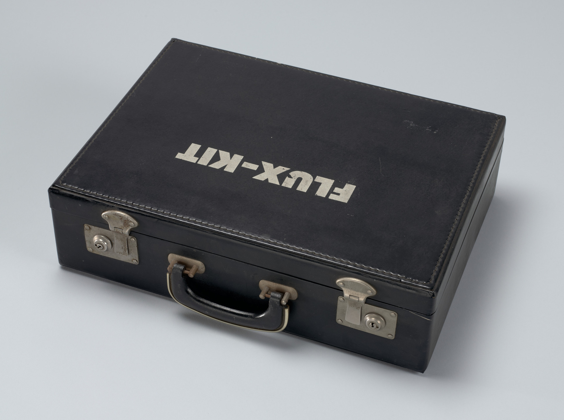 Various Artists, Ay-O, George Brecht, Dick Higgins, Joe Jones, Alison Knowles, Nam June Paik, Benjamin Patterson, Mieko Shiomi, Ben Vautier, Emmett Williams, La Monte Young. Fluxkit. 1965