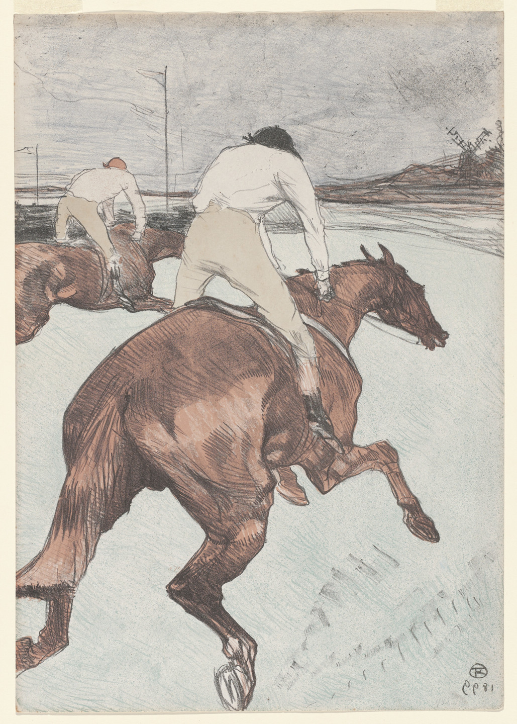Henri de Toulouse-Lautrec. Le Jockey. 1899