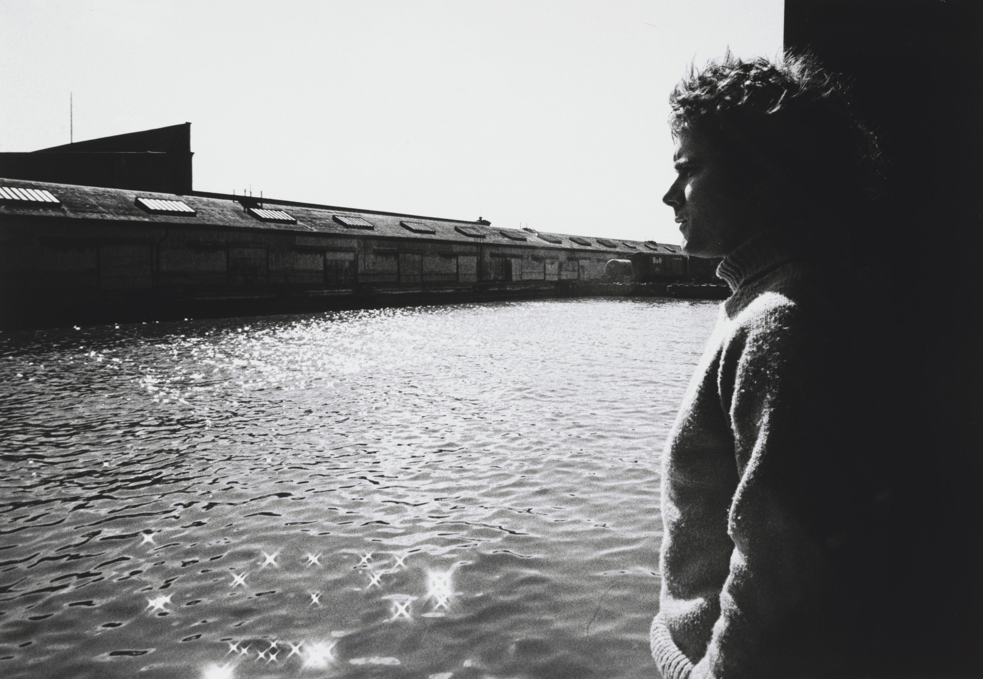 Gordon Matta-Clark, Harry Shunk, János Kender. Parked Island Barges on the Hudson. 1971