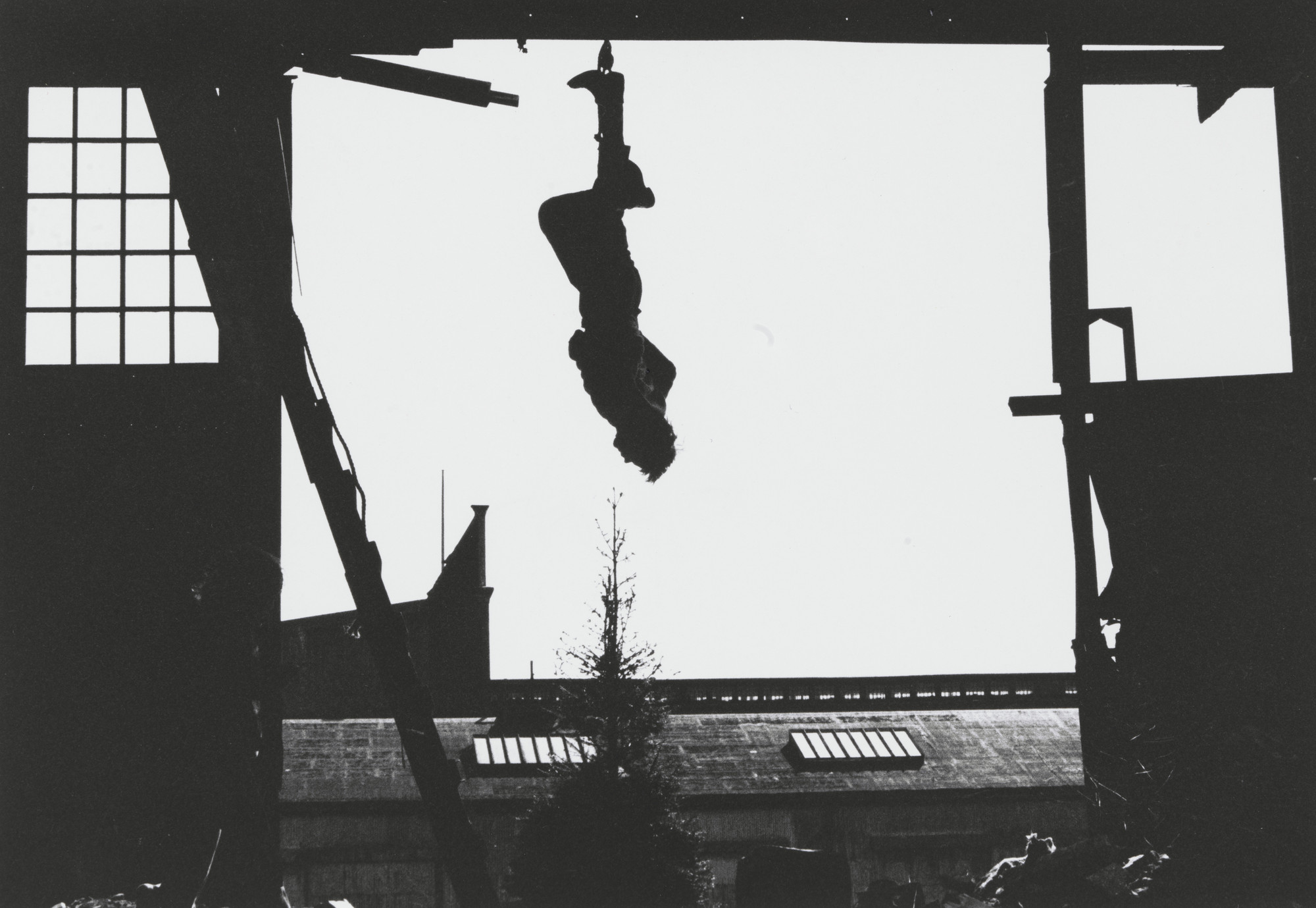 Gordon Matta-Clark, Harry Shunk, János Kender. Parked Island Barges on the Hudson. 1971