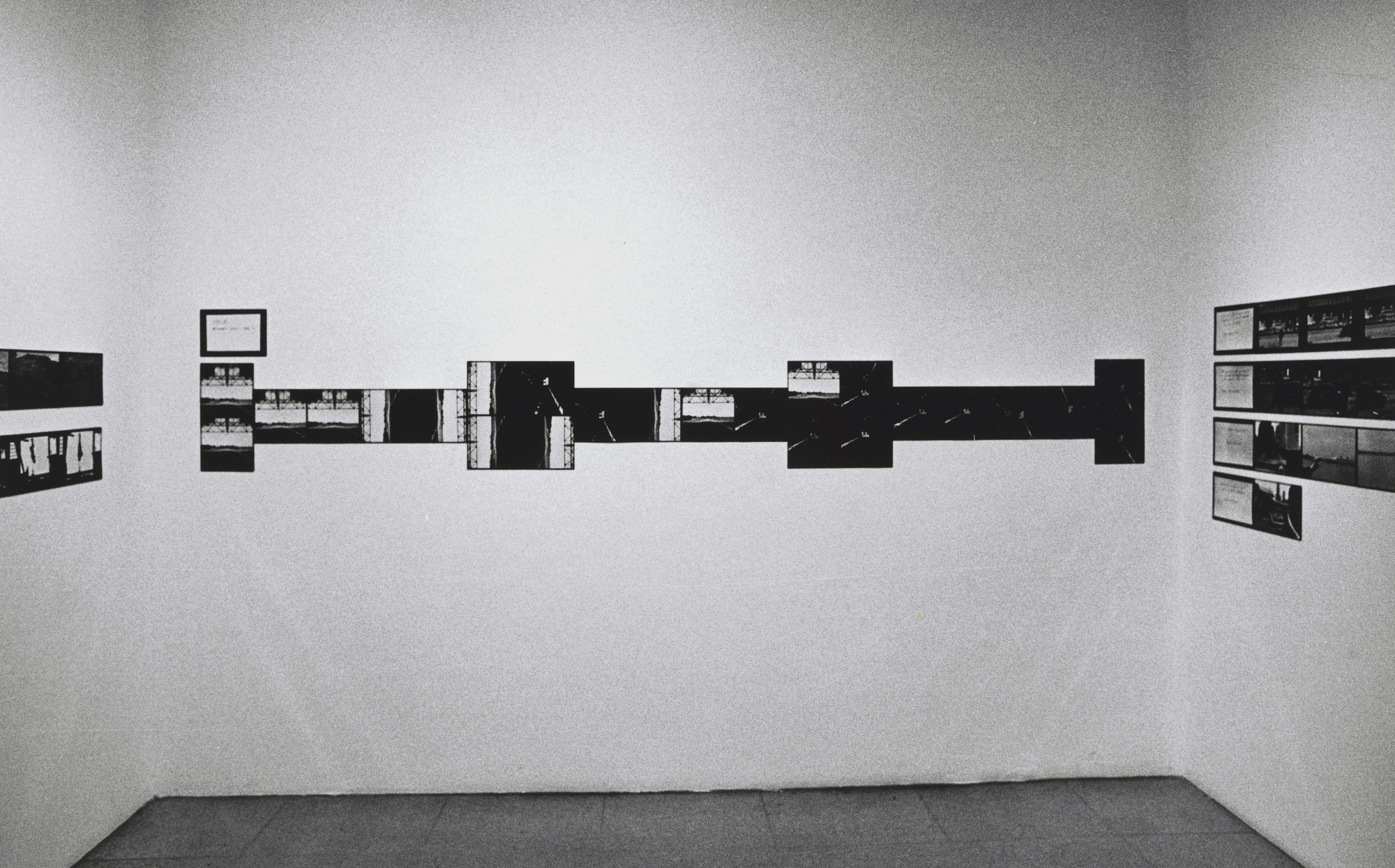 Harry Shunk, János Kender. Installation view of the exhibition, &#34;Projects: Pier 18&#34;. 1971