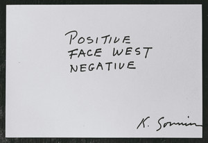 Positive, Face West, Negative