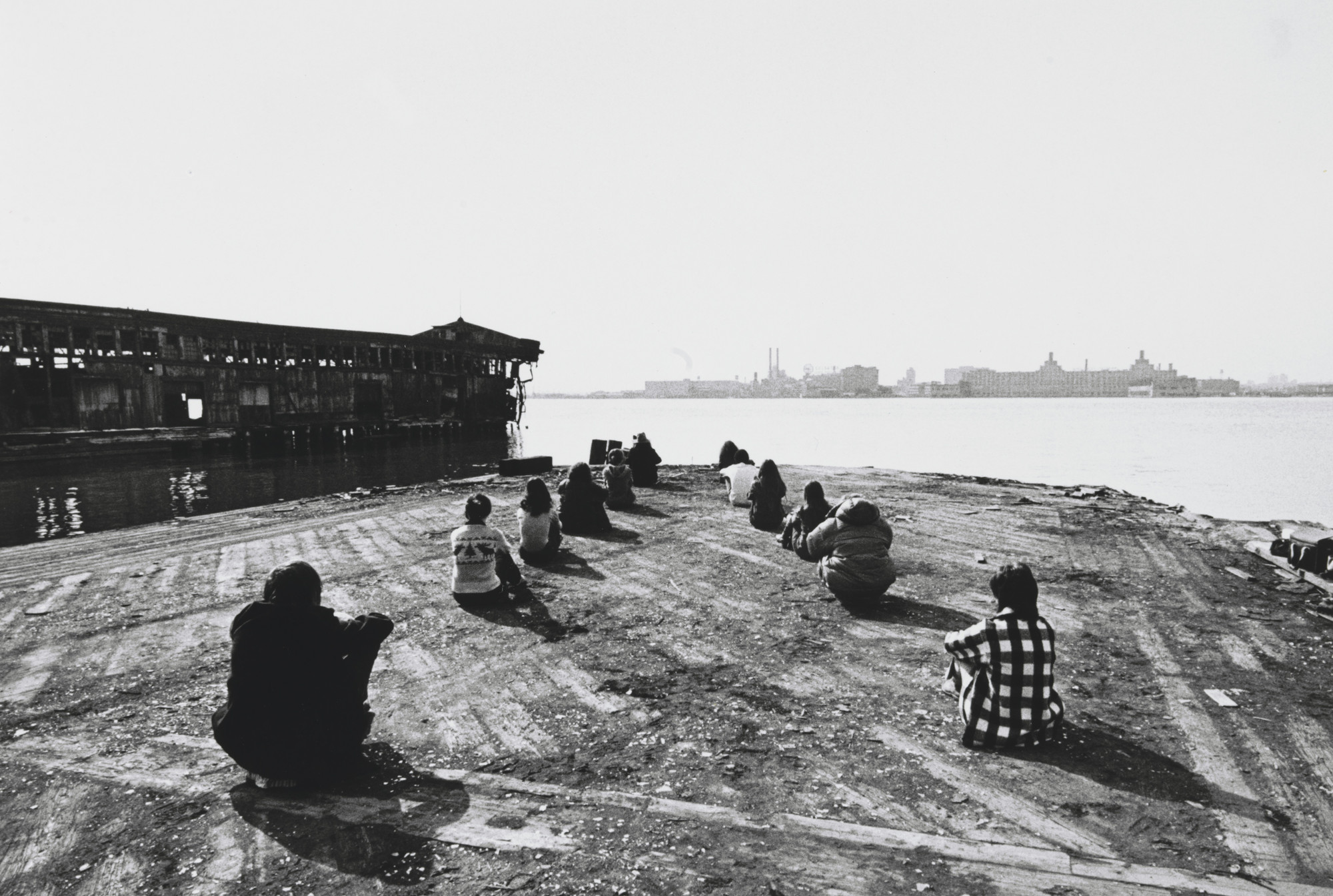 Robert Morris, Harry Shunk, János Kender. 3 Configurations in Anticipation of the Equinox Sunset. 1971