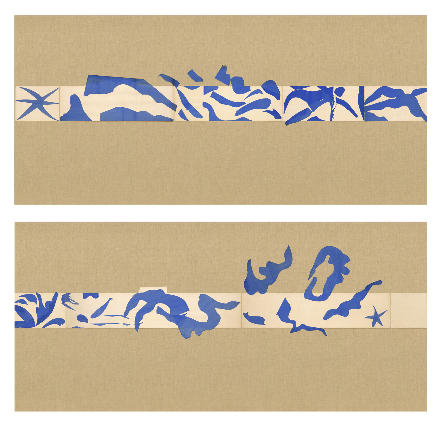 Henri Matisse. The Swimming Pool, Maquette for ceramic (realized 1999 and 2005). Nice-Cimiez, Hôtel Régina, late summer 1952