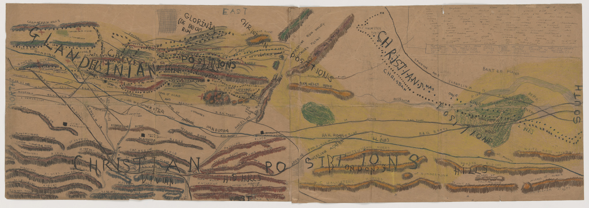 henry darger untitled map