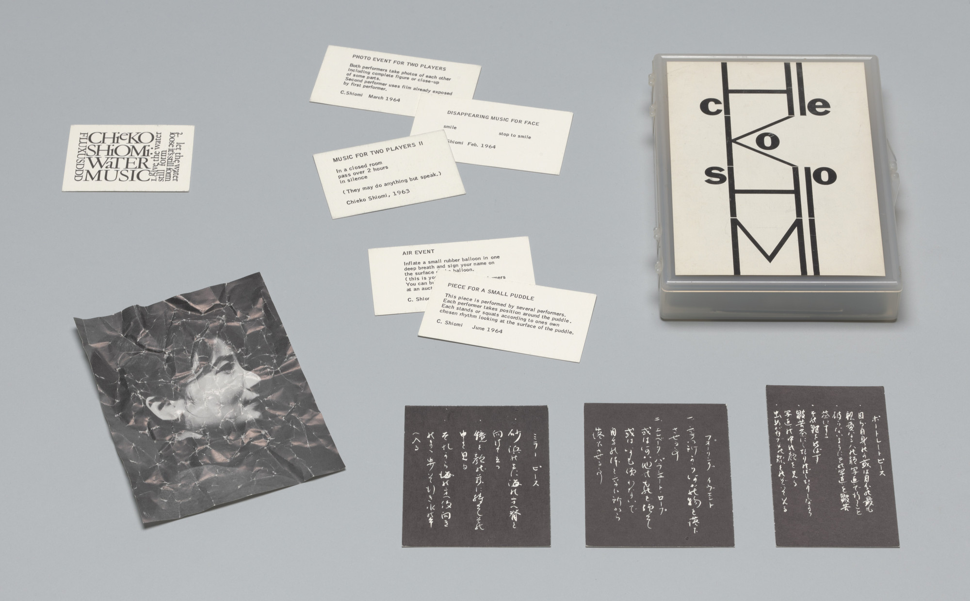 Mieko Shiomi. Events and Games. c. 1964