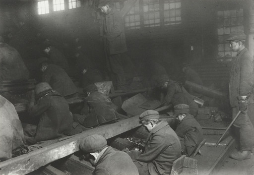 Lewis Wickes Hine. Breaker Boys in a Pennsylvania Coal Mine. 1911