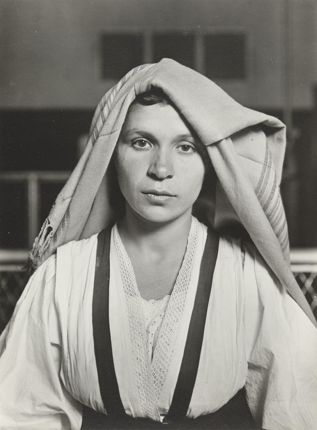 Lewis Wickes Hine. Albanian Woman, Ellis Island. 1905
