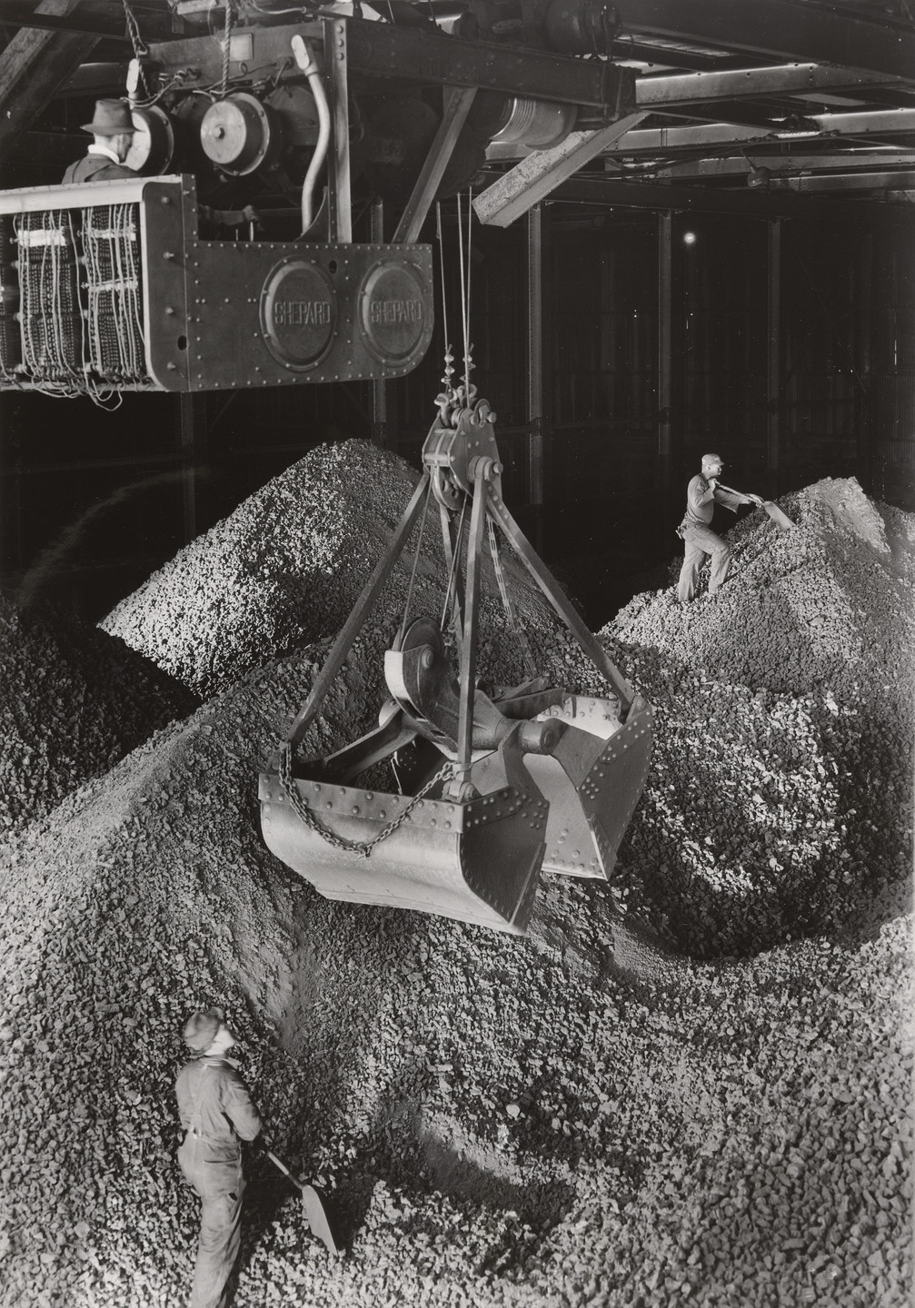 Margaret Bourke-White. Coke Pile at Aluminum Reduction Works, Aluminum Co. of America. 1934