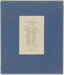 21 Etchings and Poems