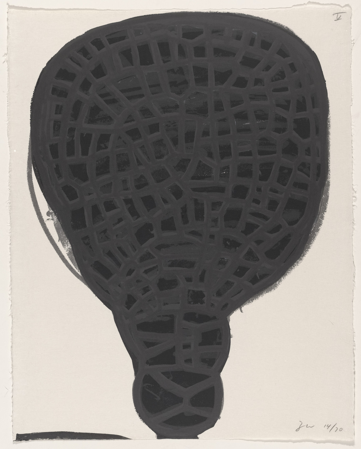 Terry Winters. V from Primitive Segments. 1991