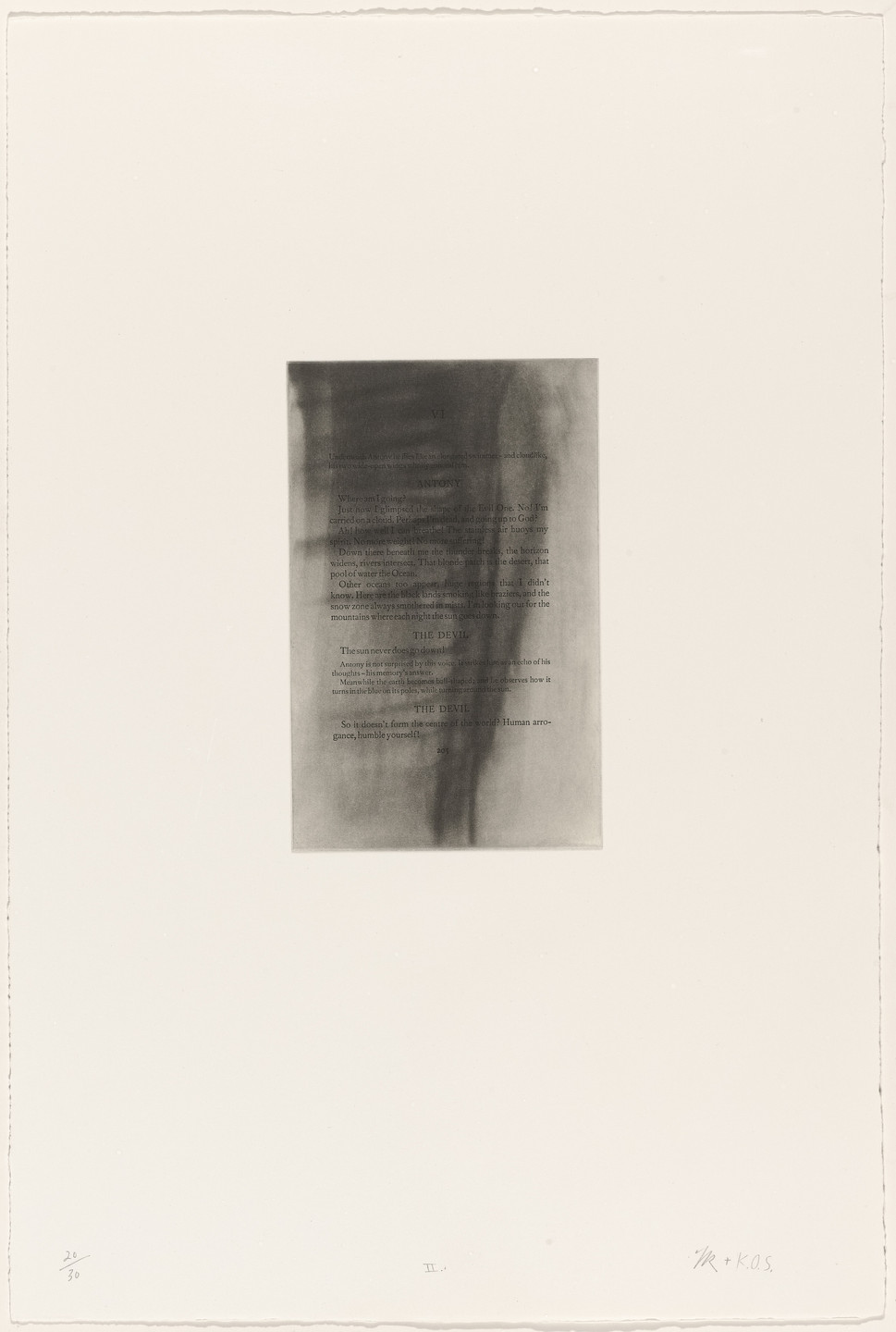 Tim Rollins, K.O.S. (Kids of Survival). II from The Temptation of St. Antony I-XIV. 1989