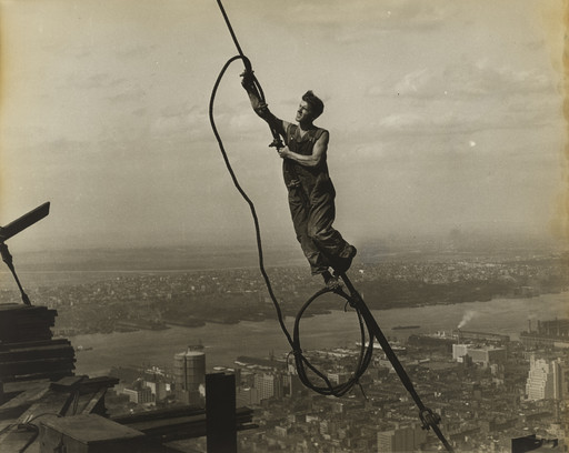 Lewis Wickes Hine. Workers on the Empire State Building. c. 1930