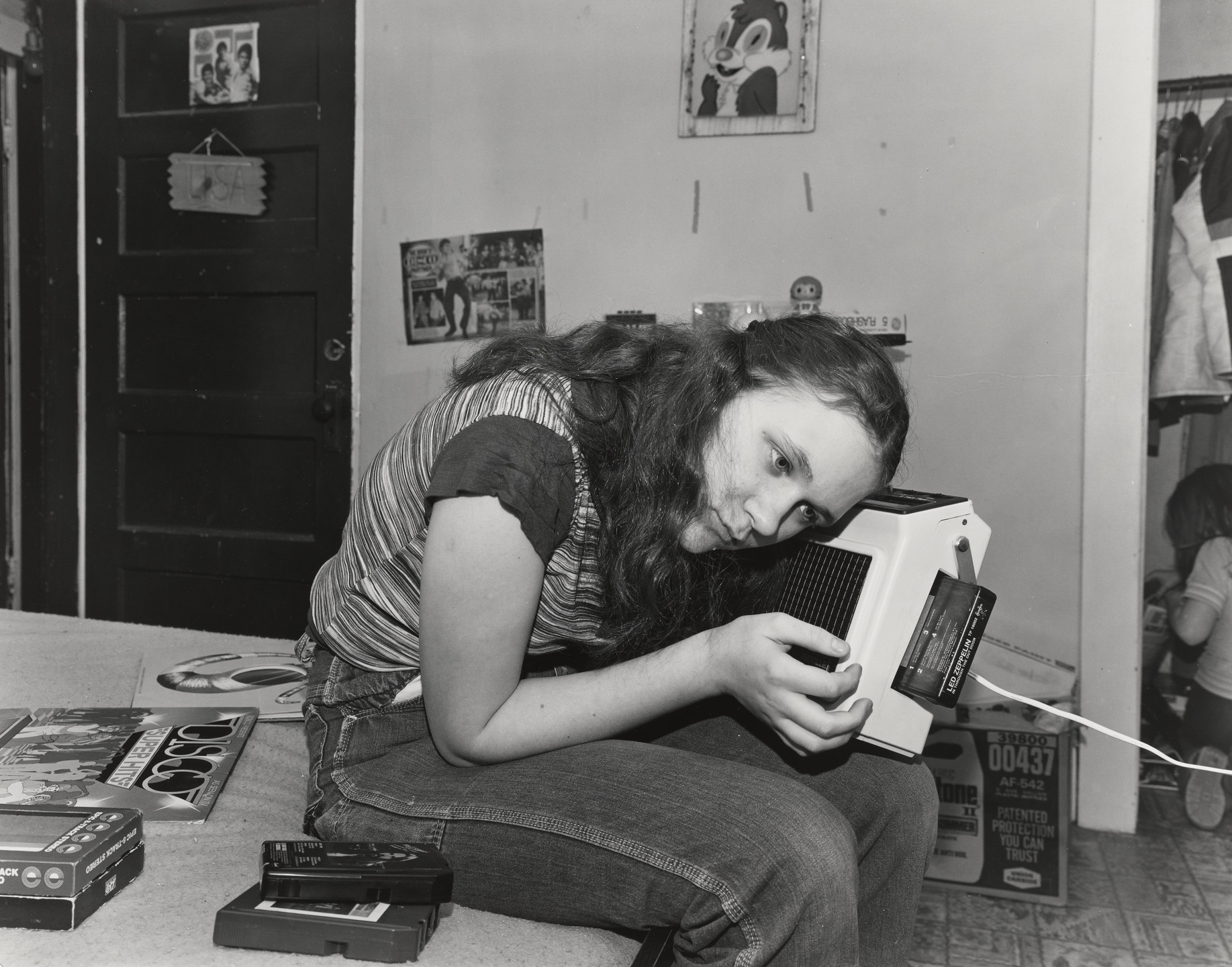 Mary E. Frey. Girl with Tape Player. 1979-83