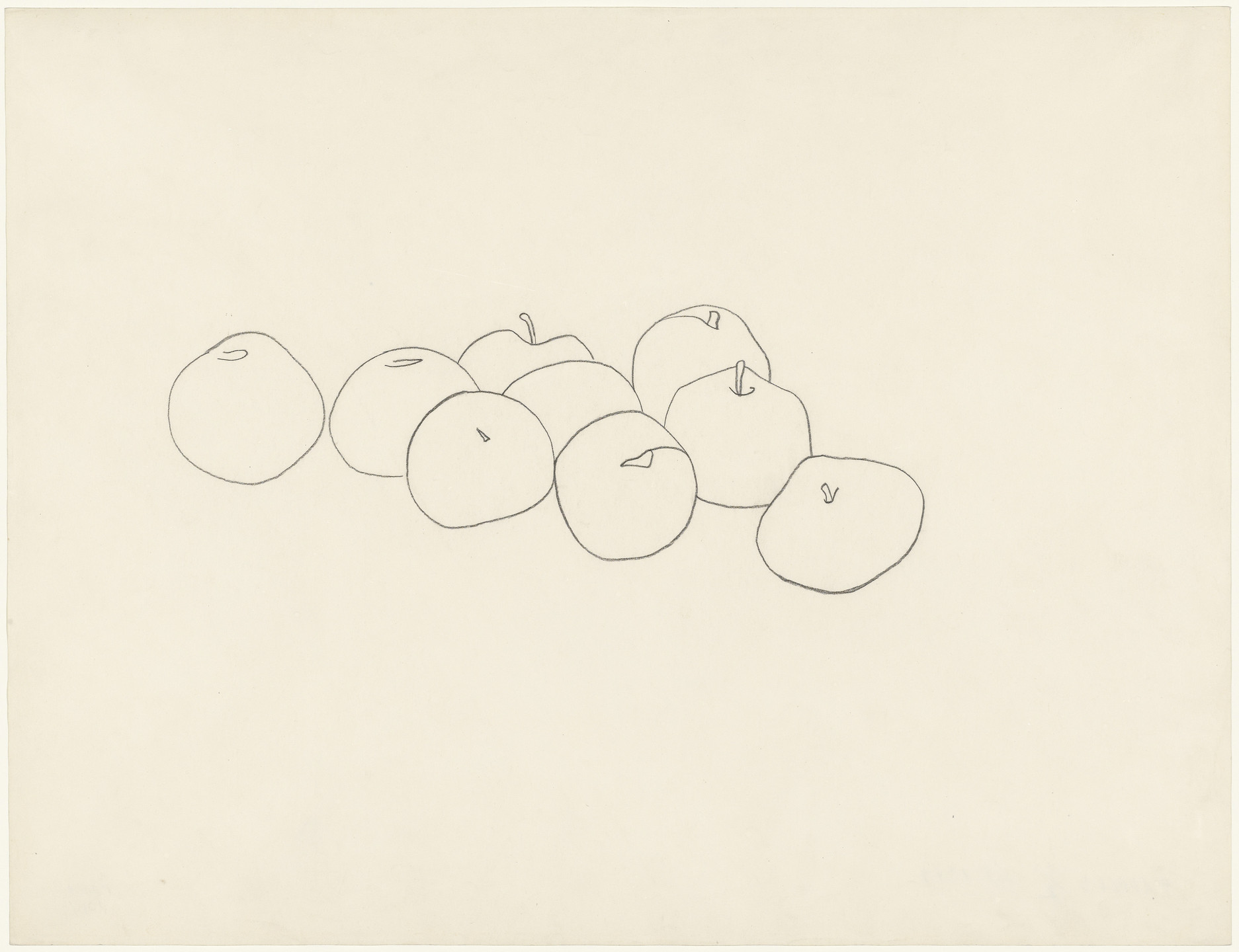 Ellsworth Kelly. Apples. 1949