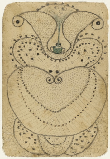 Minnie Evans. Untitled. c. 1940