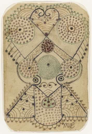Minnie Evans. Untitled. c. 1940