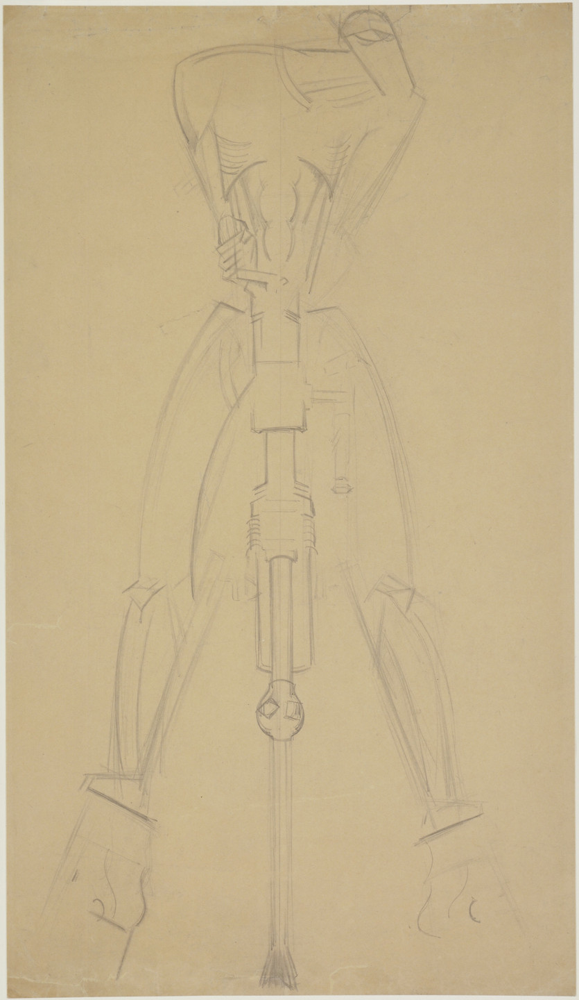 Jacob Epstein. Study for The Rock Drill. (c. 1913)