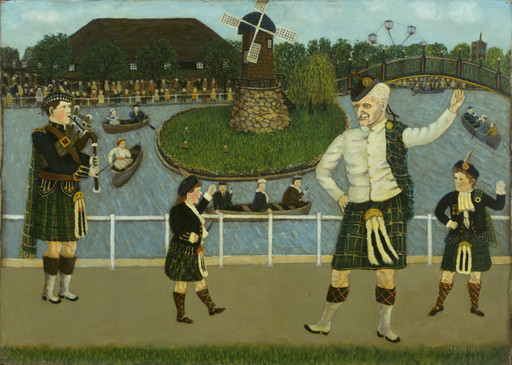John Kane. Scotch Day at Kennywood. 1933