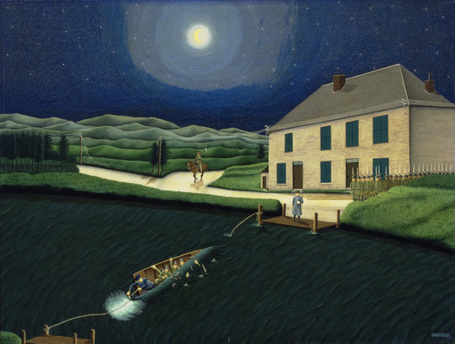 Dominique-Paul Peyronnet. The Ferryman of the Moselle. c. 1934