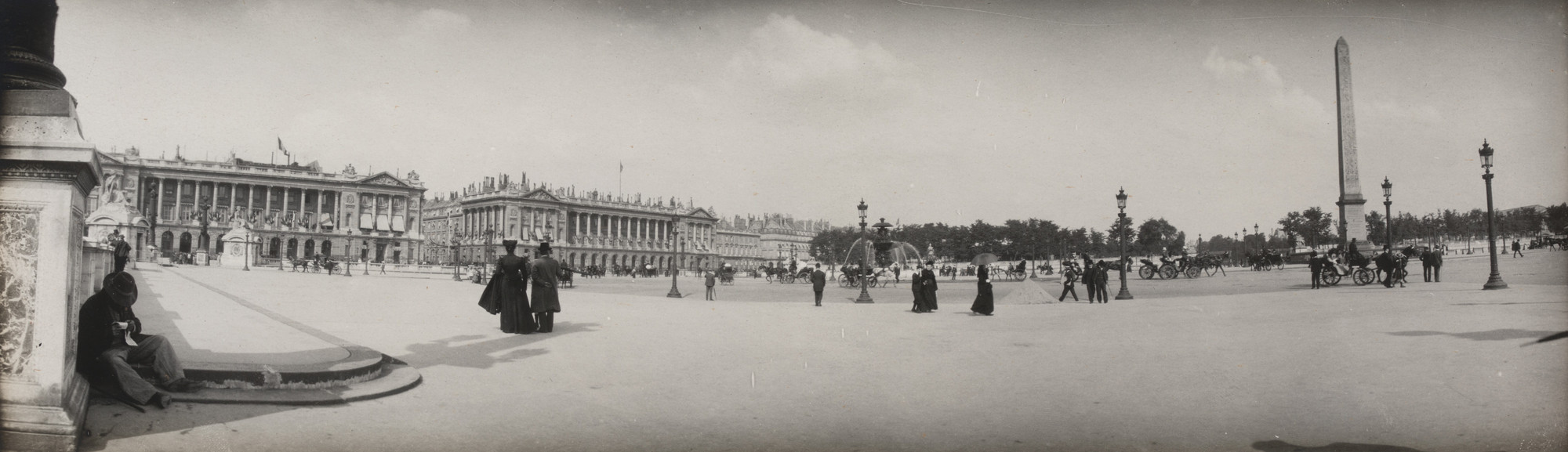 Unidentified photographer. Panoramic View of Paris. c. 1900