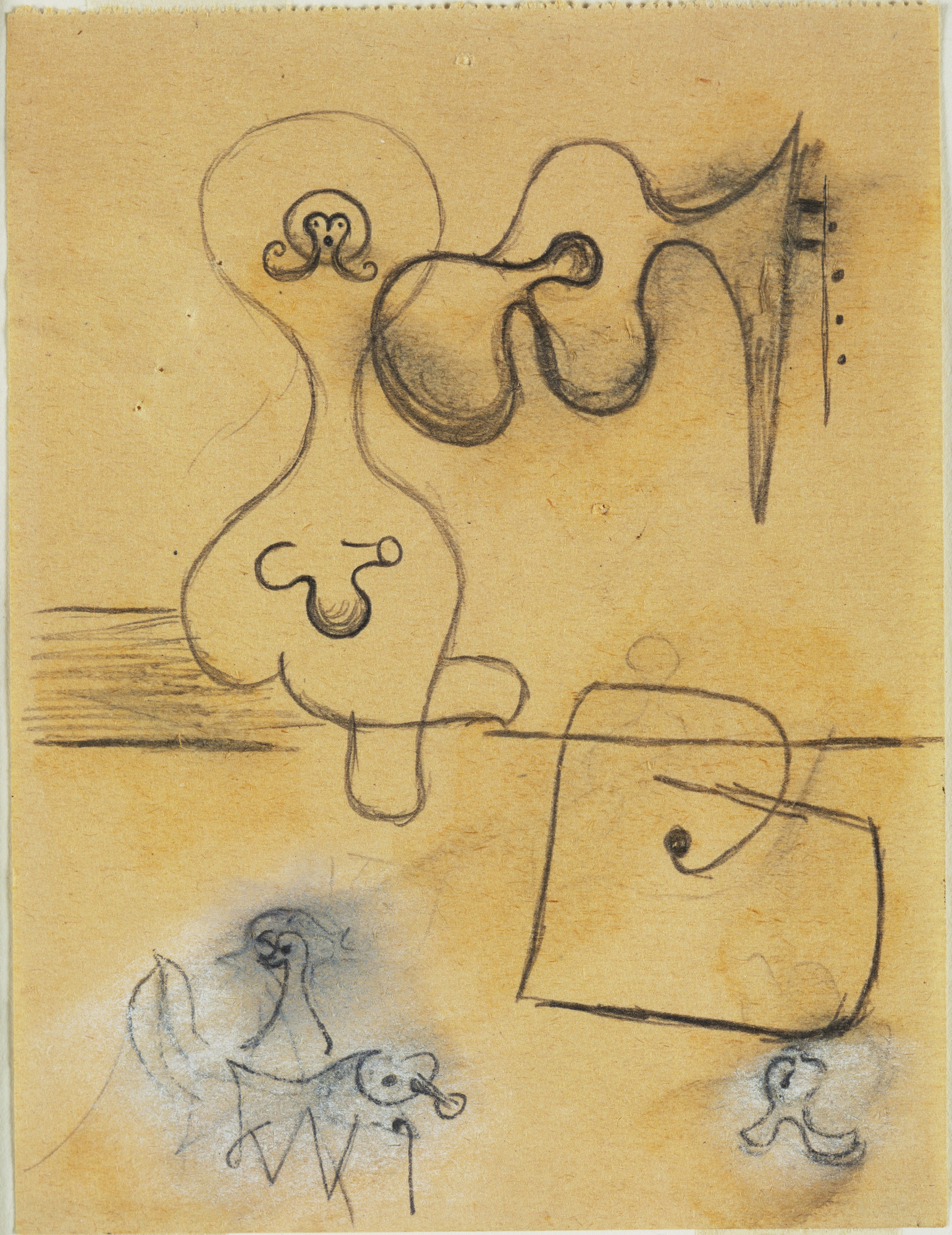 Joan Miro Study For Dutch Interior I 1928 Moma