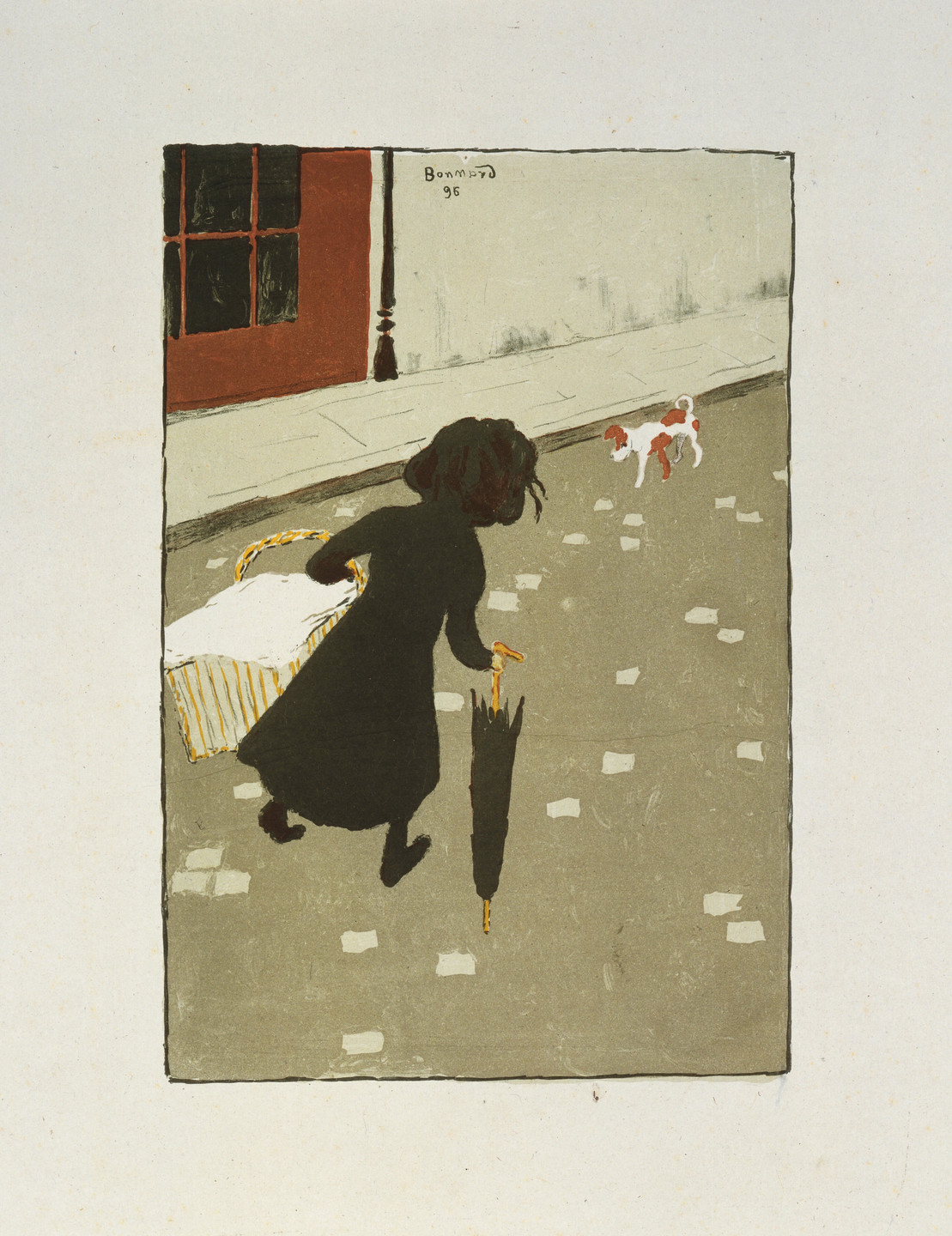 Pierre Bonnard. The Little Laundry Girl (La petite blanchisseuse). 1896