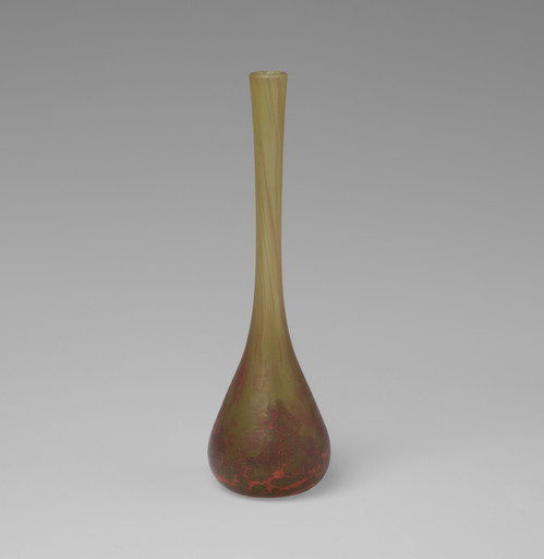Daum Frères, Nancy, France. Bud Vase. c. 1910