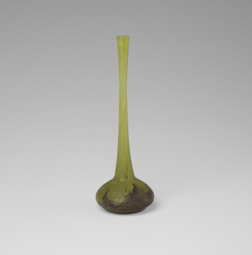 Daum Frères, Nancy, France. Bud Vase. c. 1910