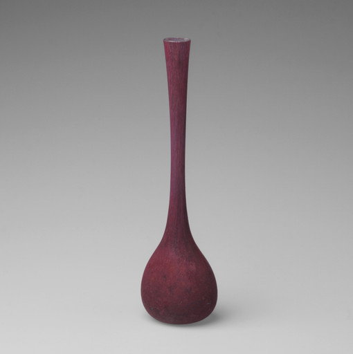 Daum Frères, Nancy, France. Bud Vase. c. 1910