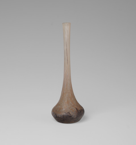 Daum Frères, Nancy, France. Bud Vase. c. 1910