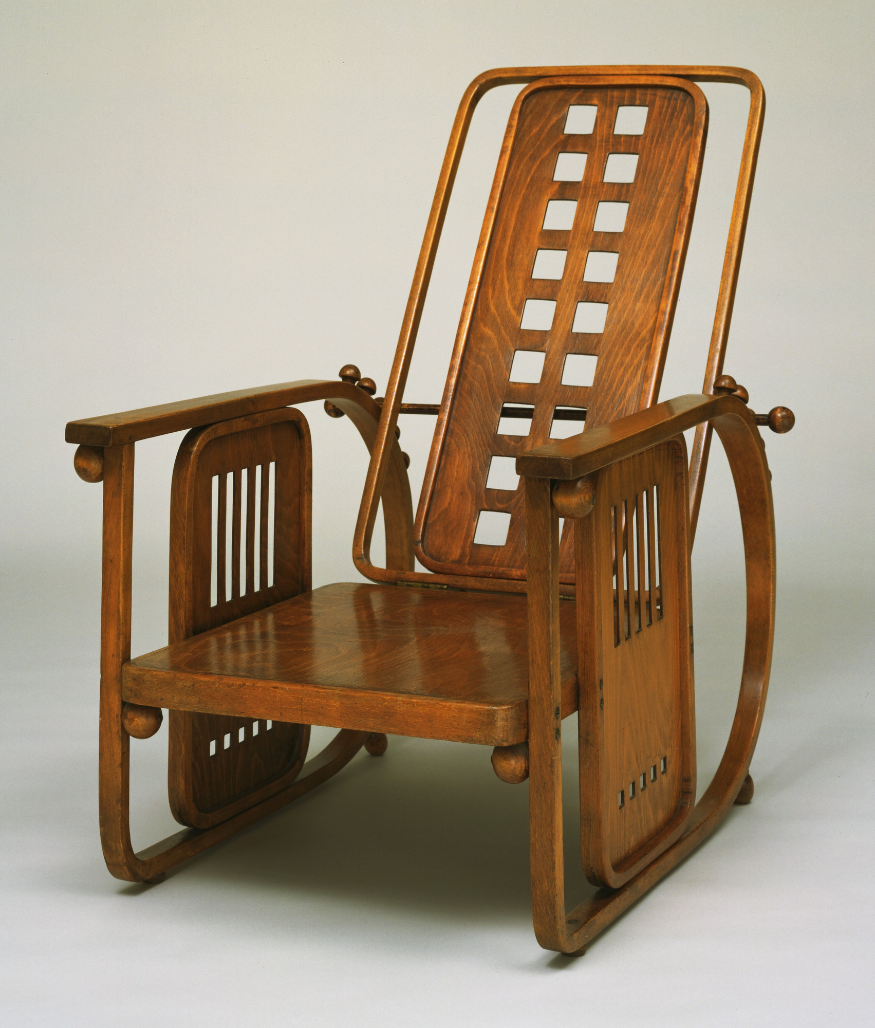 Josef Hoffmann Sitzmaschine Chair With Adjustable Back Model 670