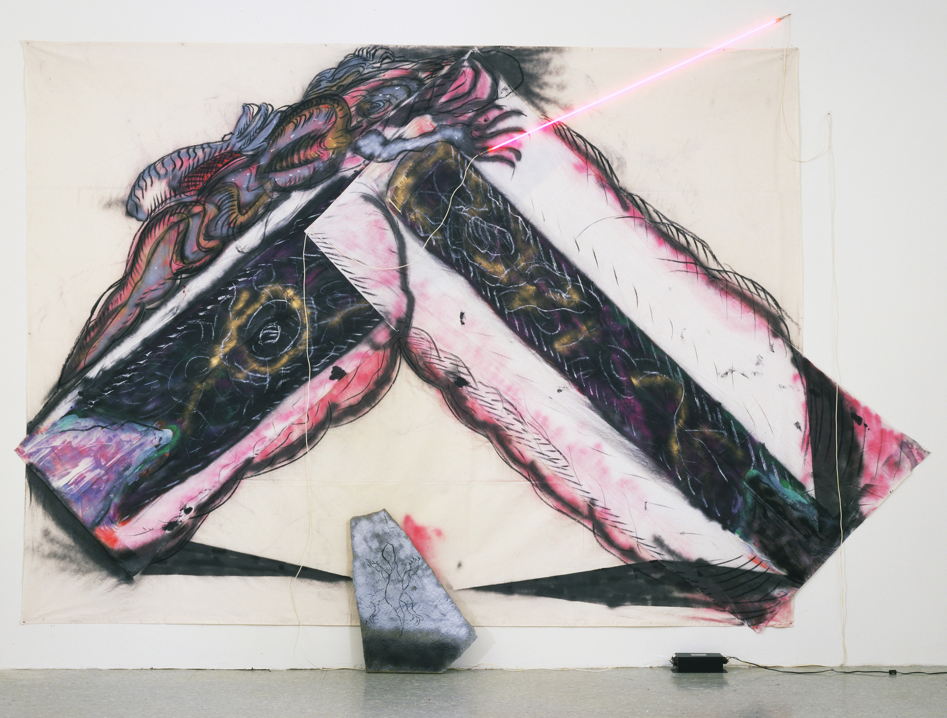 Mario Merz. Fall of the House of Usher. 1979