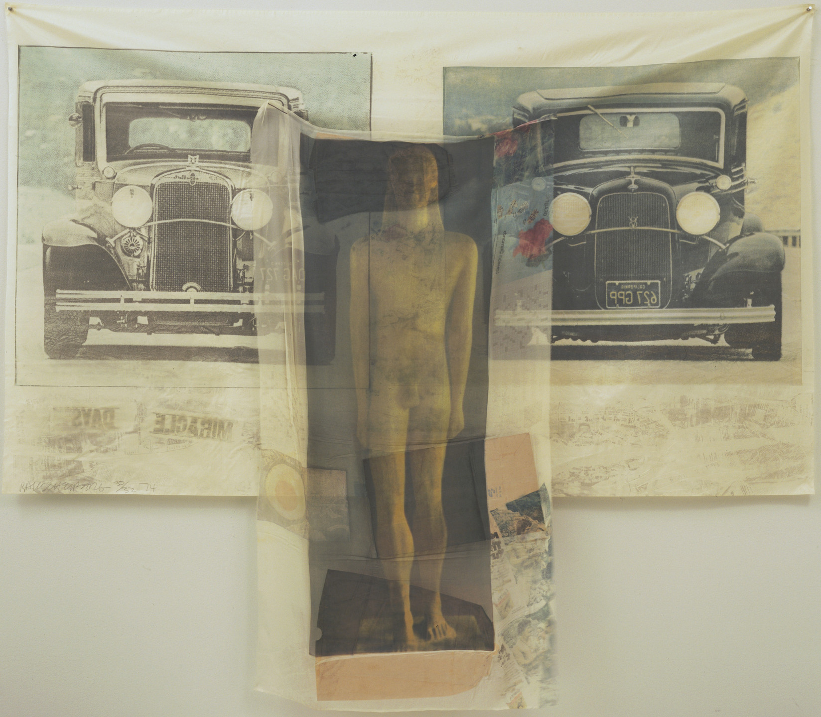 Robert Rauschenberg. Preview from the series Hoarfrost Editions. 1974