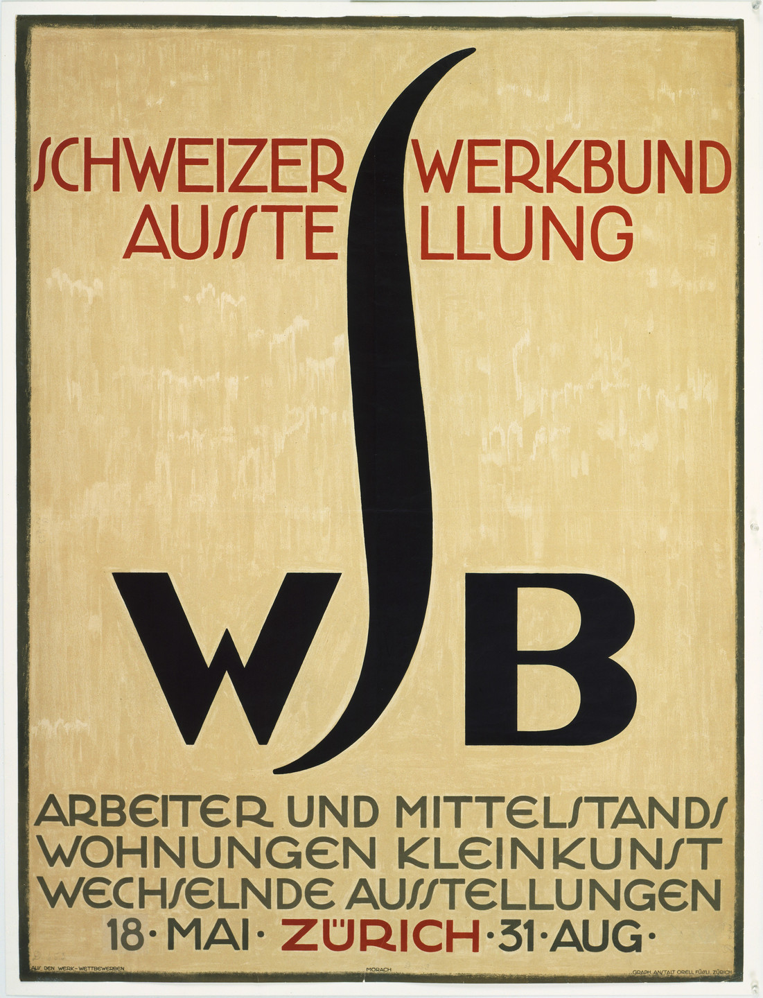 Otto Morach. Schweizer Werkbund Ausstellung. 1918