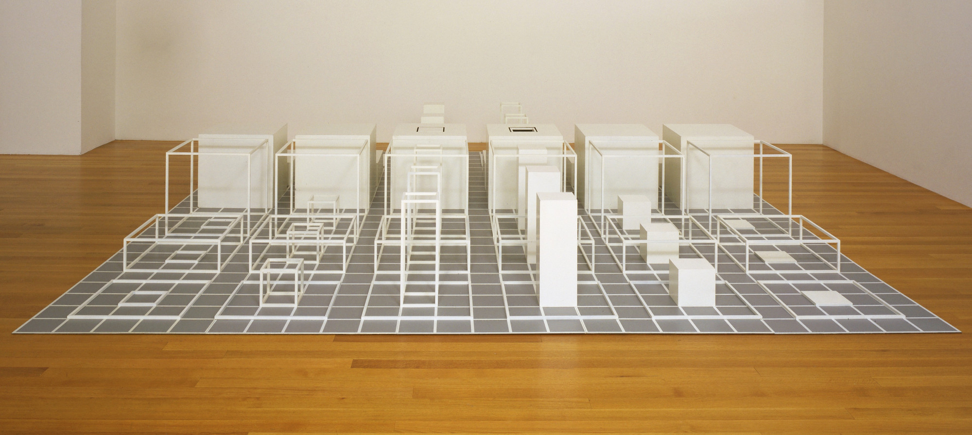 Sol LeWitt. Serial Project, I (ABCD). 1966