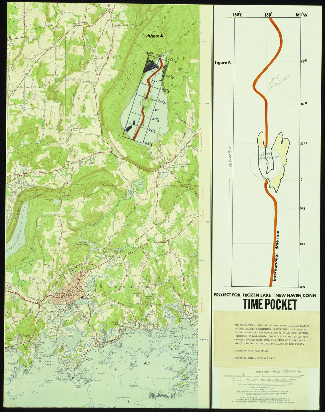 Dennis Oppenheim. Study for TIME POCKET. 1968