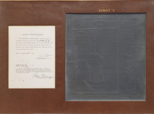 Robert Morris. Document. 1963
