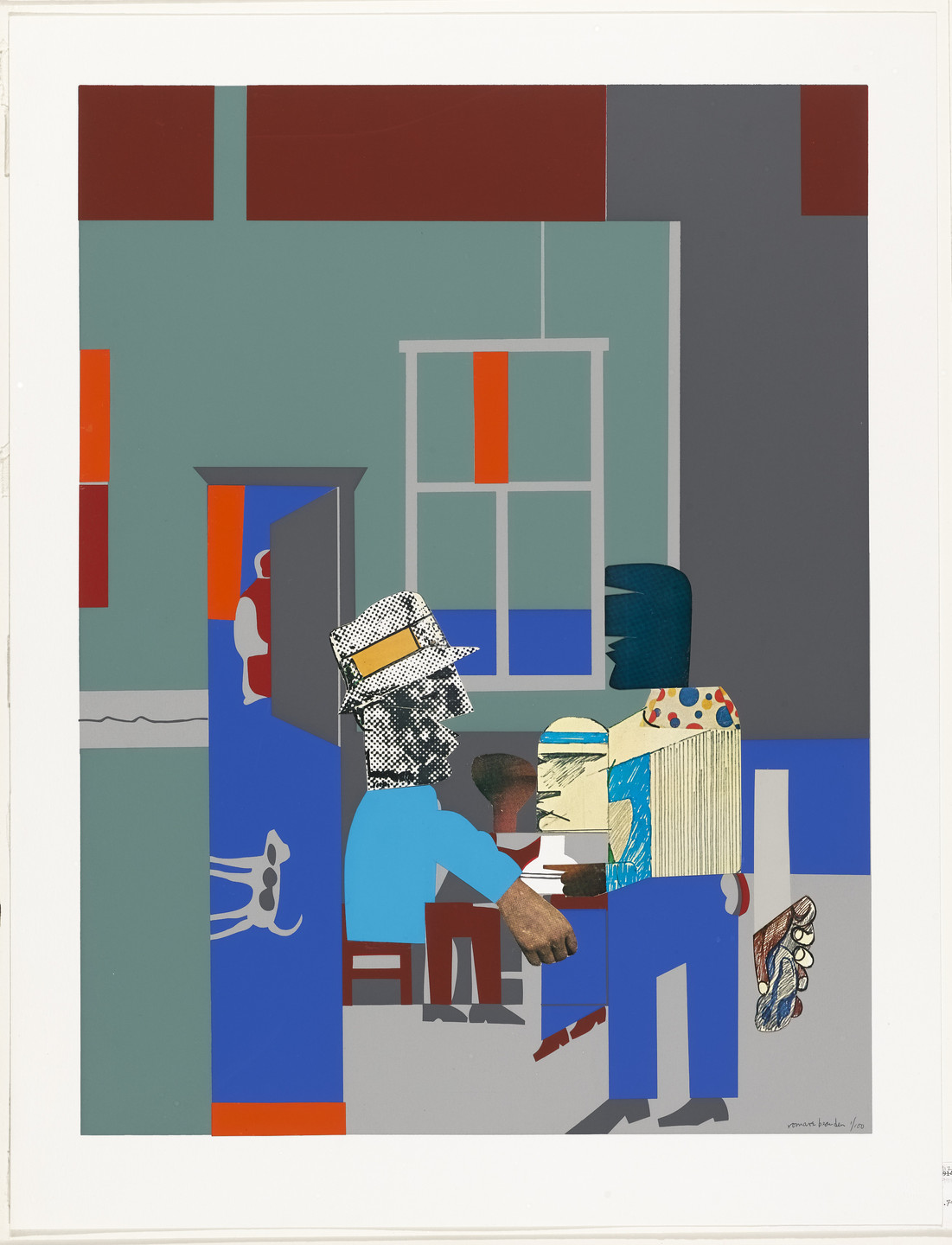 Romare Bearden. Carolina Blue. 1970