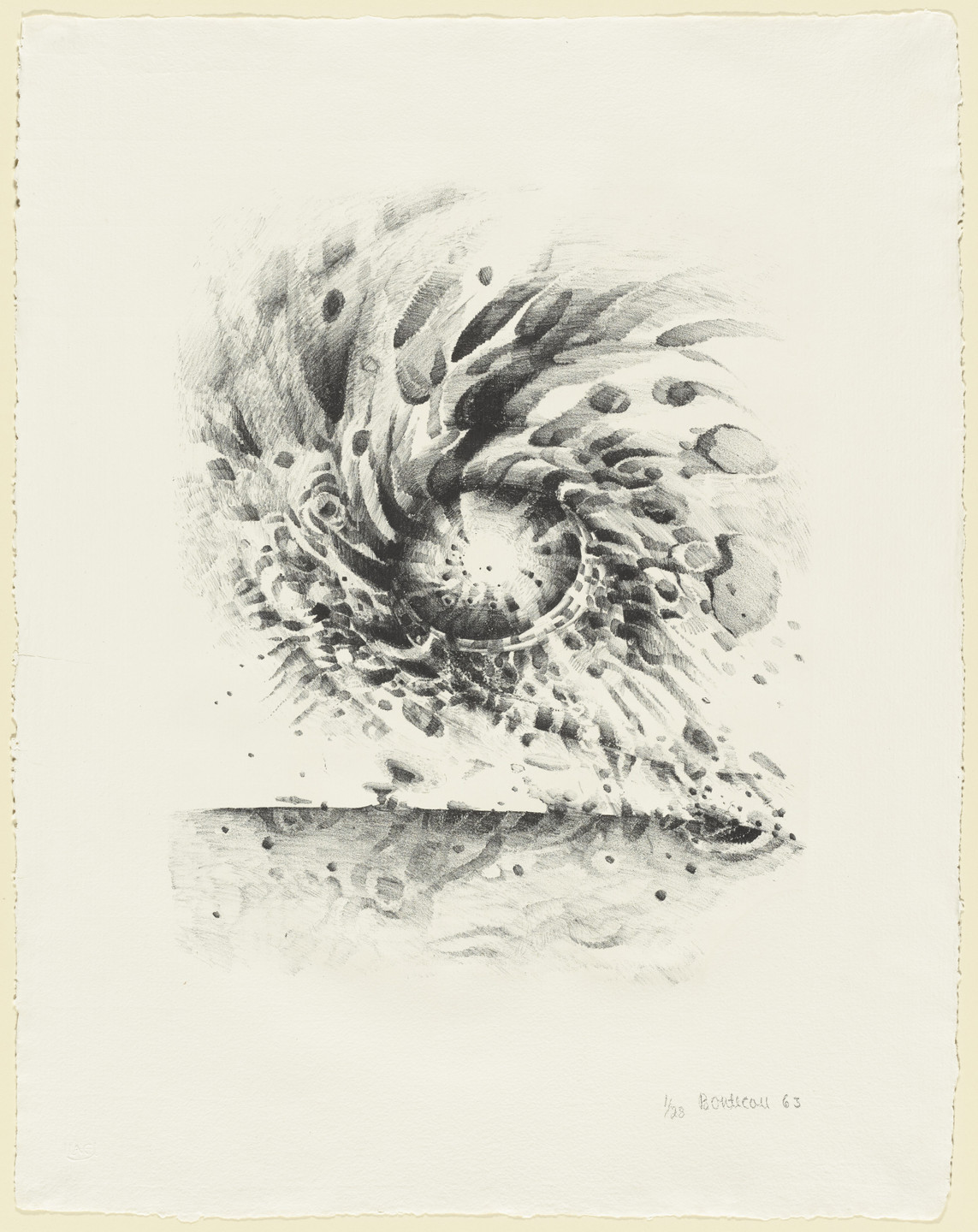 Lee Bontecou. Third Stone. 1963