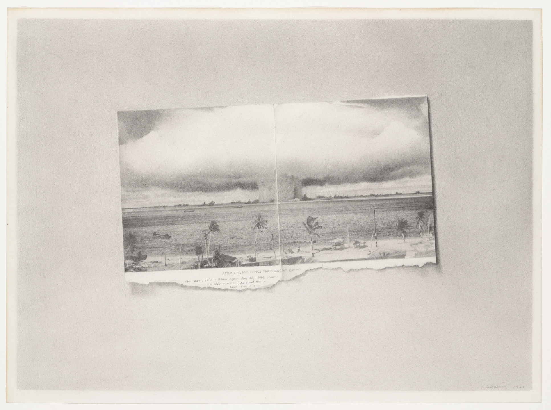 Vija Celmins. Bikini. 1968