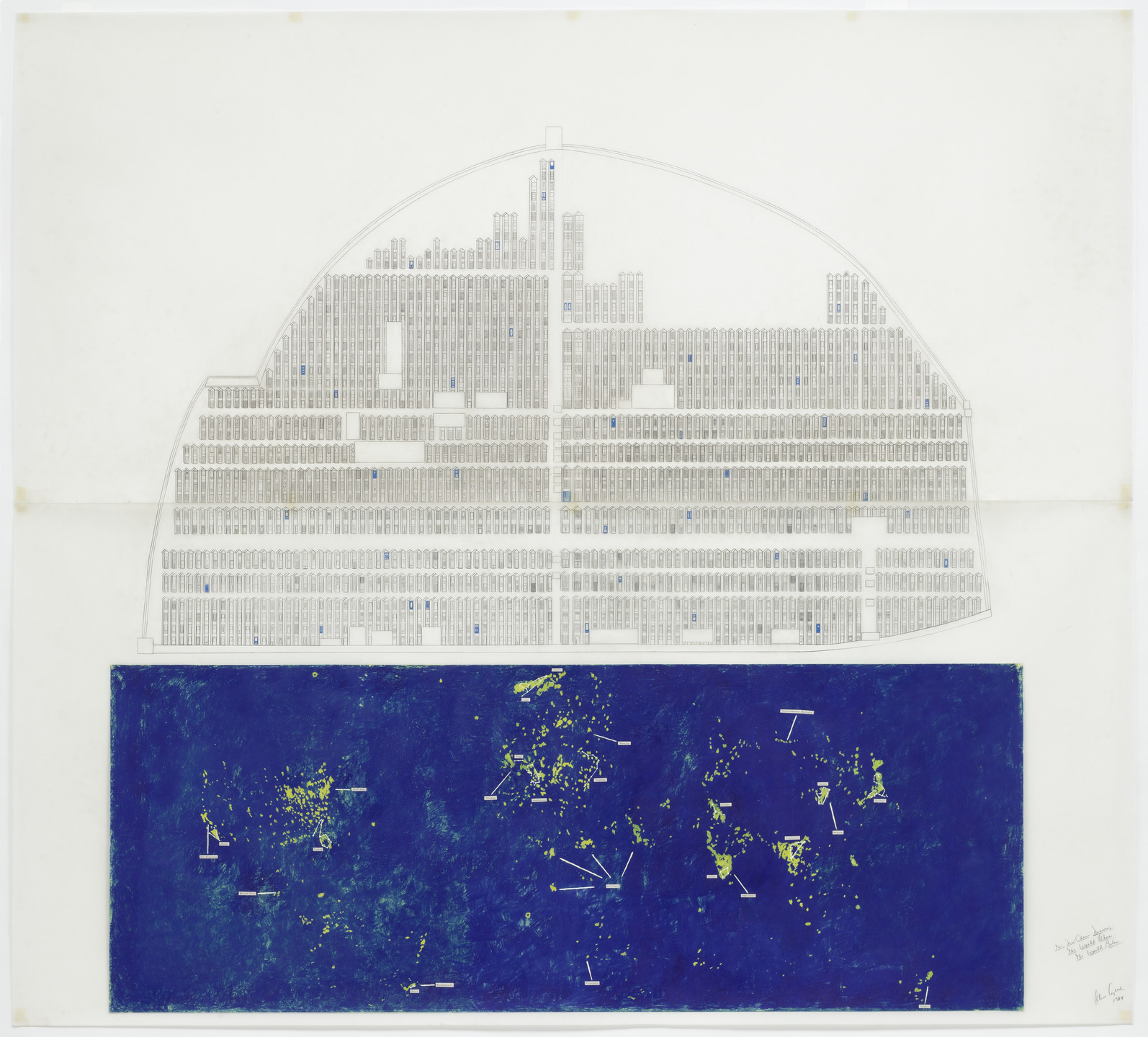 Alice Aycock. The New China Drawing: The World Above, The World Below. 1984
