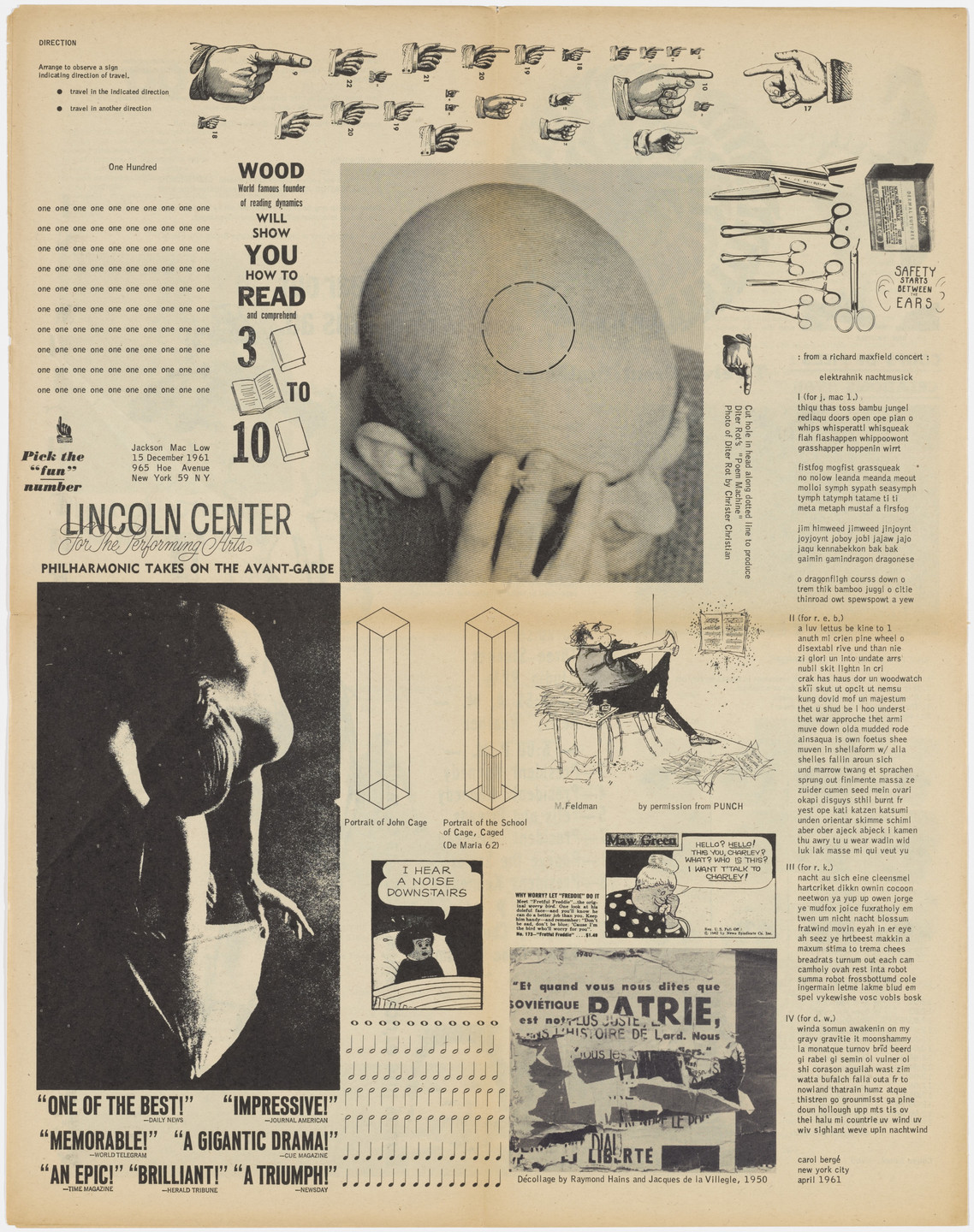 George Maciunas. Fluxus cc V TRE Fluxus Fluxus newspaper no. 2. 1964