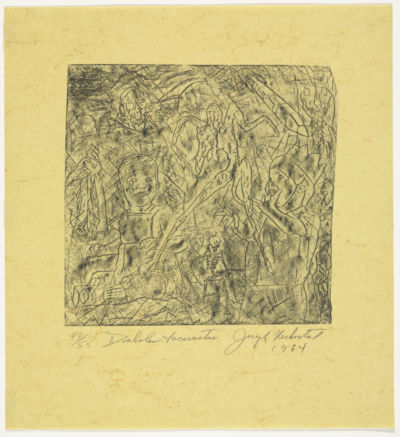 Joseph Nechvatal. Diabolos Incarnatus. 1984