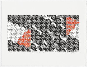 Behind the Door from American Abstract Artists 60th Anniversary Print Portfolio